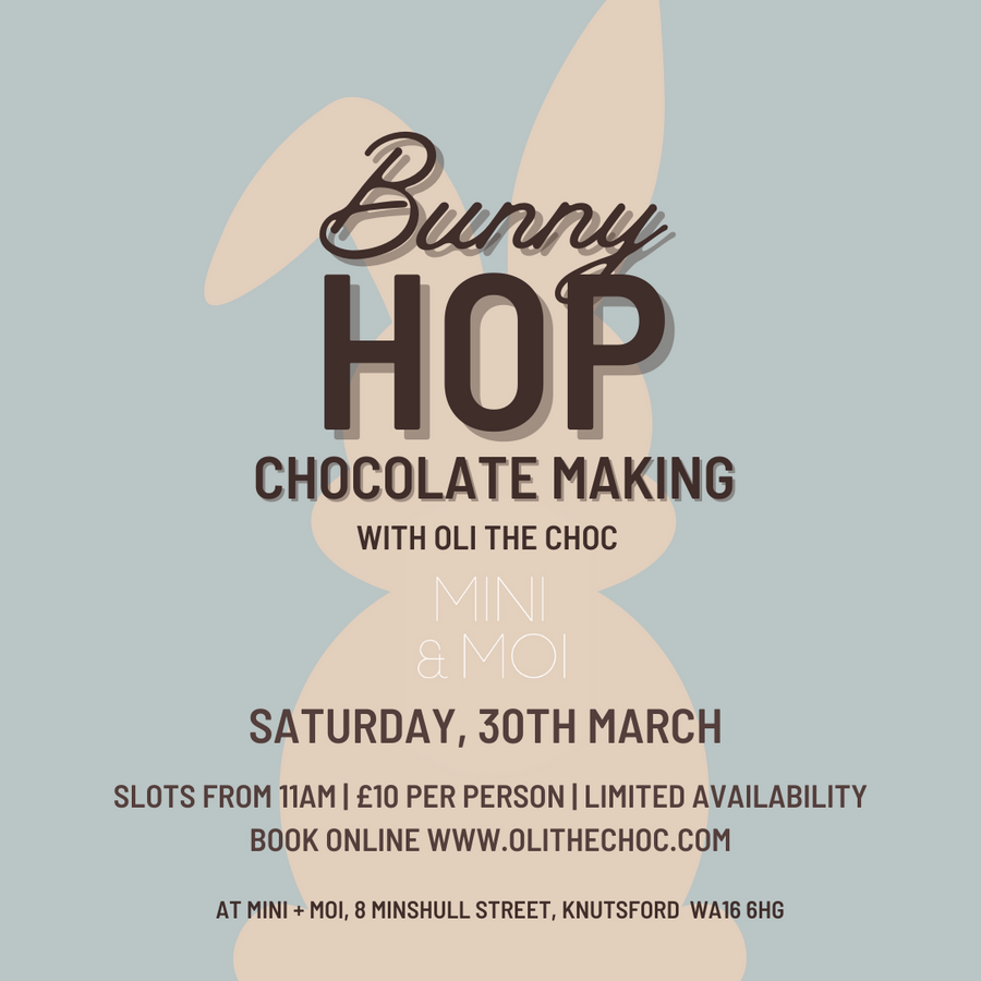 Mini & Moi, Bunny Hop Easter Chocolate Making Workshop