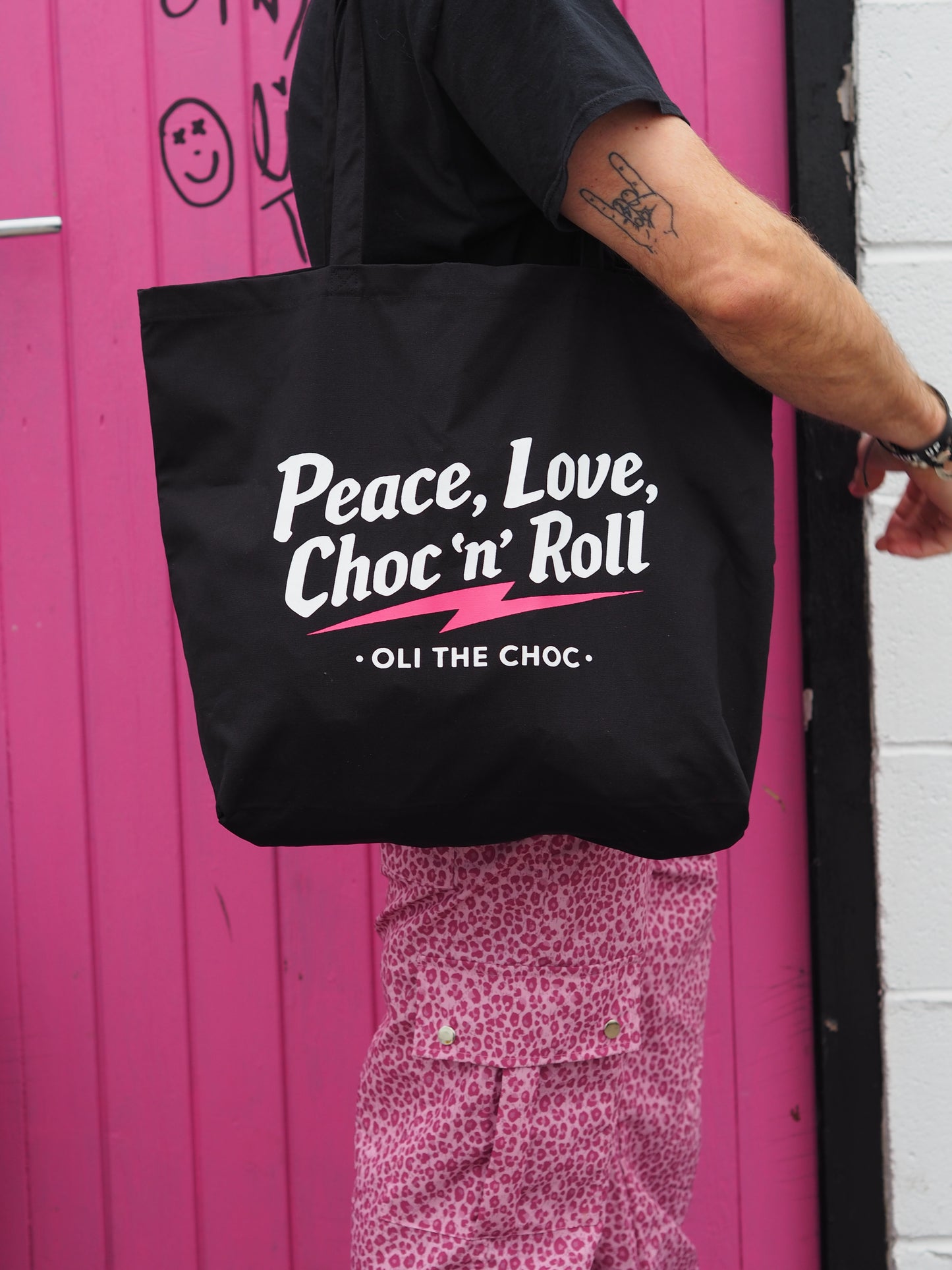 Choc ‘n’ Roll Tote Bag