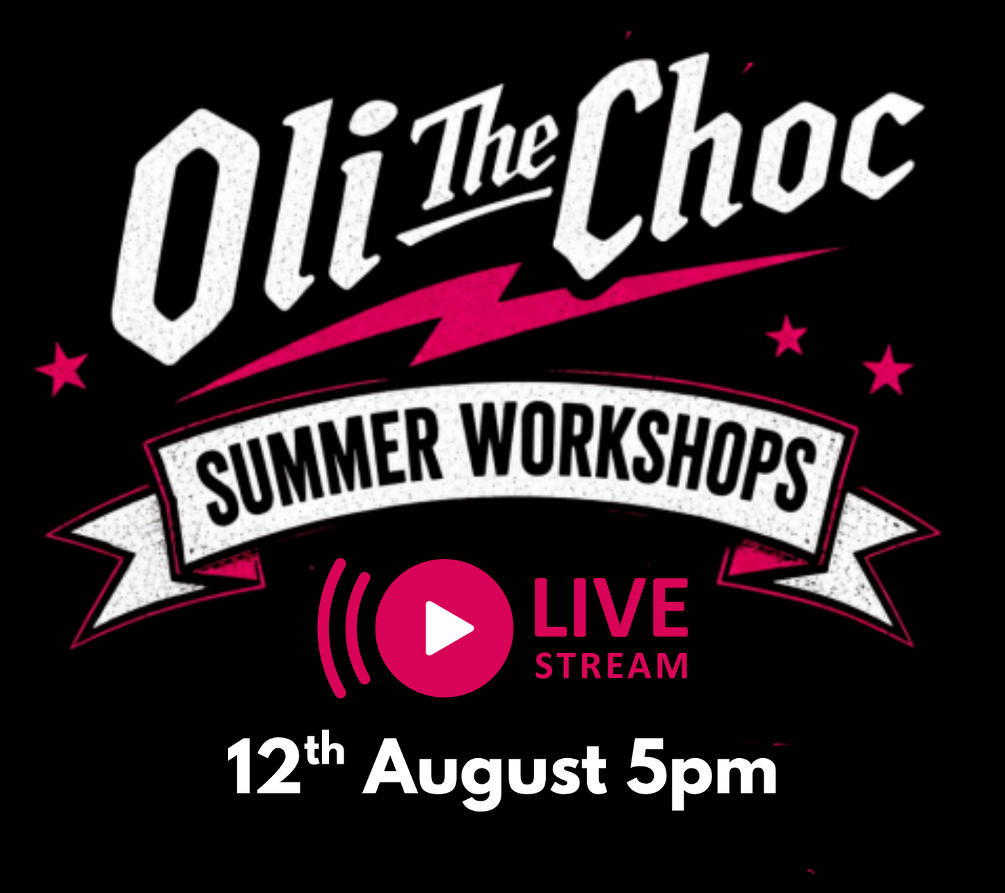 Virtual Live Chocolate Making Party with Oli The Choc 🎉🍫 12TH August 5PM