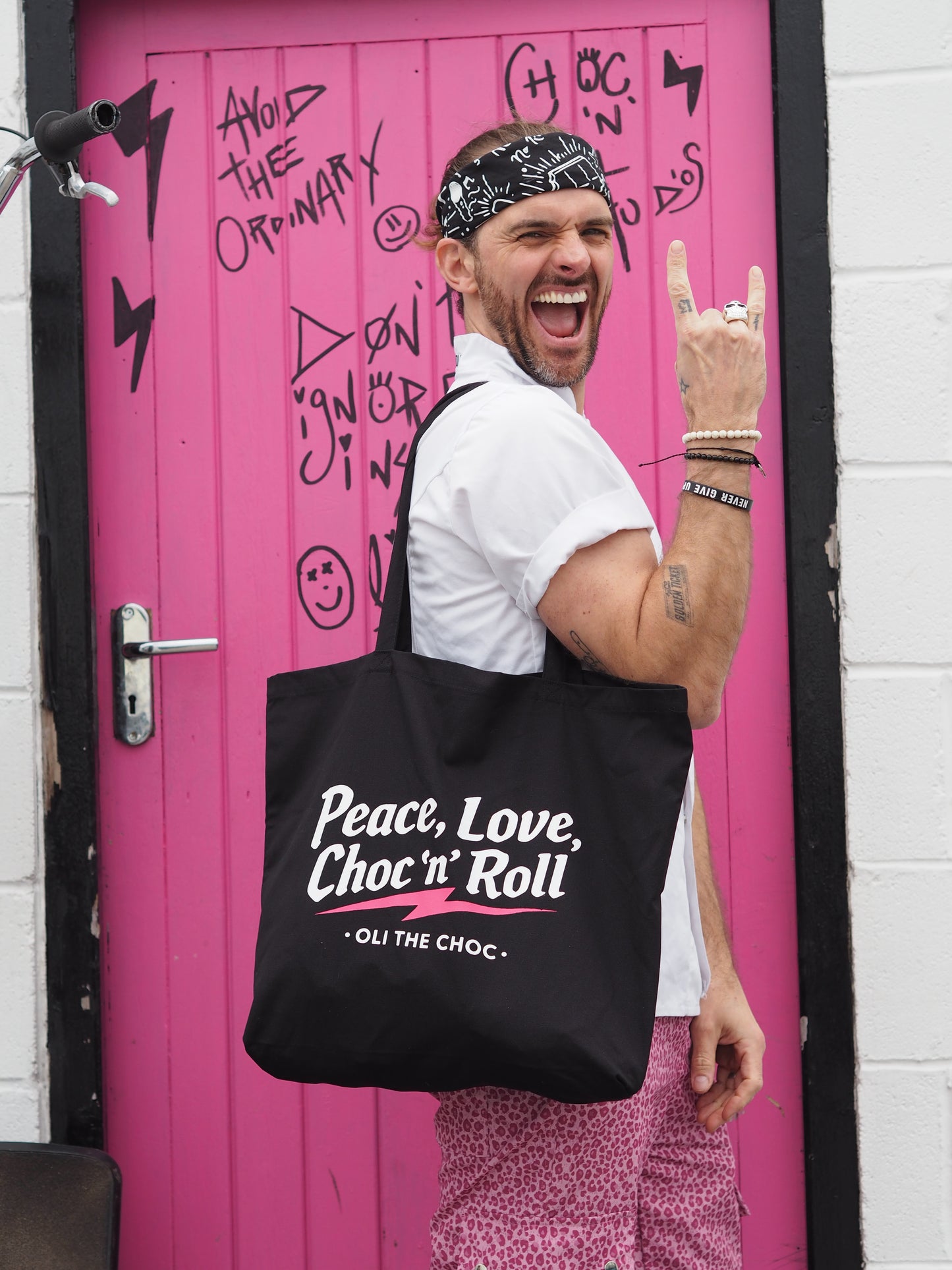 Choc ‘n’ Roll Tote Bag