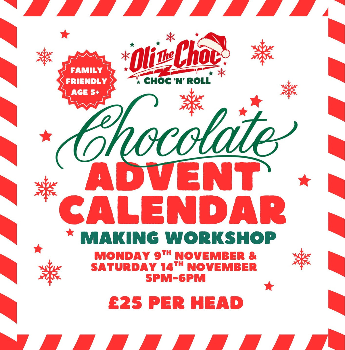 Make your own Chocolate Advent Calendar - Family Friendly Ages 5+