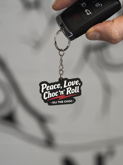 Choc ‘n’ Roll Key Ring