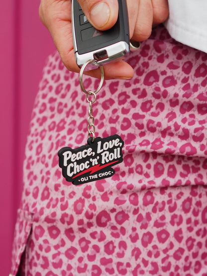 Choc ‘n’ Roll Key Ring
