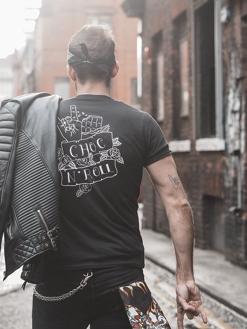 Choc 'N' Roll Tee Black