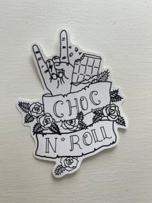Choc ‘n’ Roll Vinyl Sticker