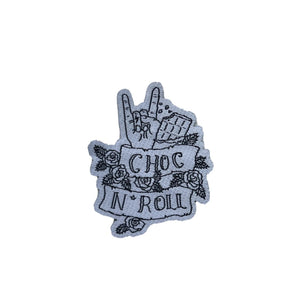 Choc ‘n’ Roll Woven Badge